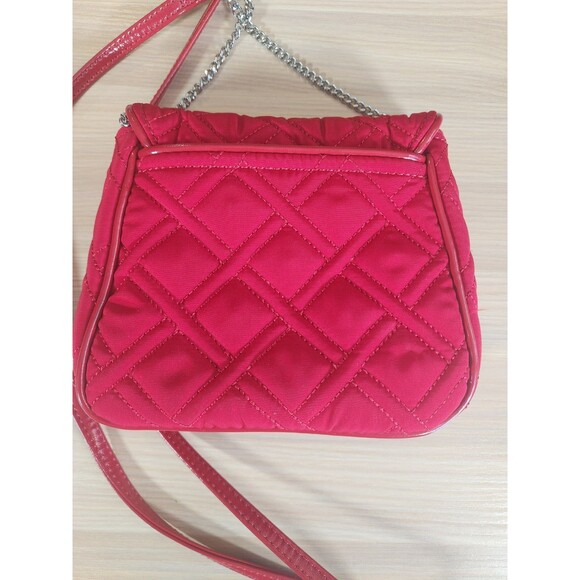 VERA BRADLEY CHAIN STRAP CROSSBODY Red‎  SMALL Bag Handbag - Picture 4 of 7